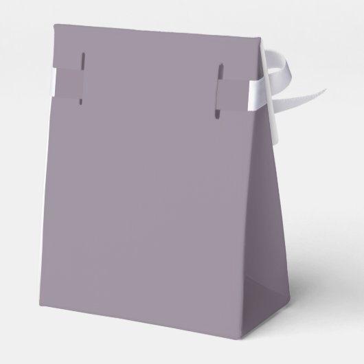 Eenvoudig script Lila Bedankt Favor Box Bedankdoosjes (Achterkant)