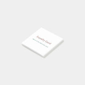 eenvoudig script minimaal voeg uw tekst toe loyal post-it® notes (Schuin)