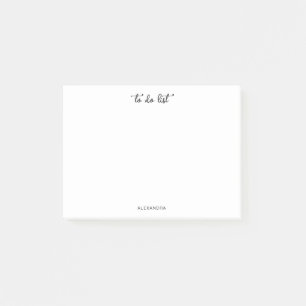 Eenvoudig script om lijstnaam te doen Post it Note