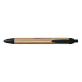 Eenvoudig script - Robuust Kraft - Bedrijf/Gebeurt Zwarte Inkt Pen (Achterkant)