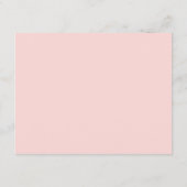 Eenvoudig Script Roze Bruiloft Informatiekaartje (Achterkant)