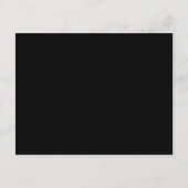 Eenvoudig script RSVP Weddenschap Gereserveerd Informatiekaartje (Achterkant)
