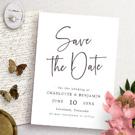 Eenvoudig script save the date