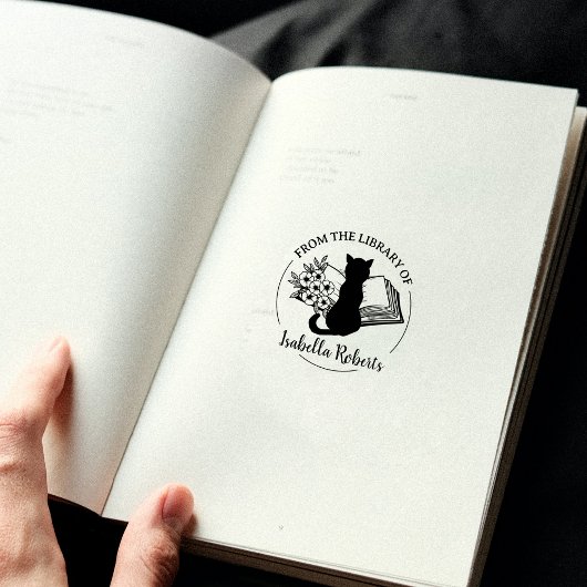 Eenvoudig script uit de bibliotheek van, kattenboe 	rubberstempel