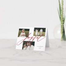 Eenvoudig Script Vrolijke Groet Rode Foto