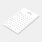 Eenvoudig selectievakje voor eBay Afbeeldingsmonog Post-it® Notes (Schuin)