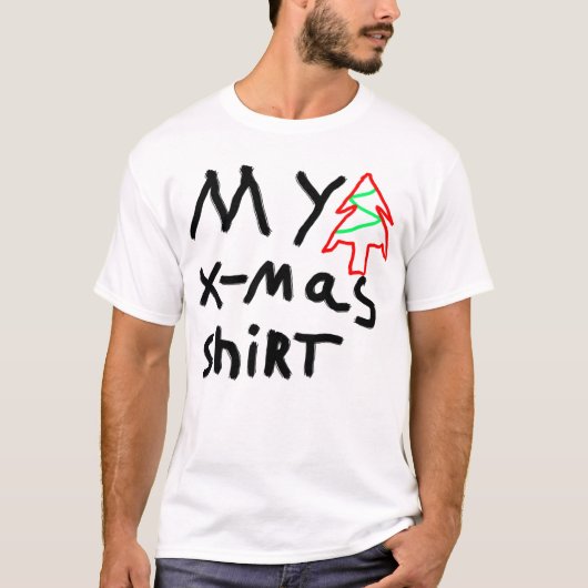 Eenvoudig Shirt voor kerstmis (Voorkant)
