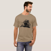 Eenvoudig sidecarcross-ontwerp t-shirt (Voorkant volledig)