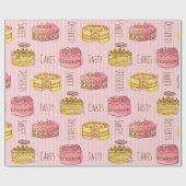 Eenvoudig sluitingspatroon cadeaupapier (Vlak)