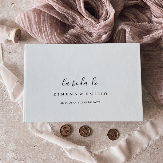 Eenvoudig Spaans huwelijk Gastenboek