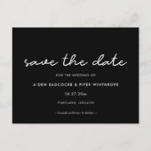 Eenvoudig sparen de datum briefkaart (Voorkant)