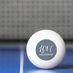 EENVOUDIG SPECIAAL GESCHENK VADER VROUWEN VRIENDIN PINGPONGBALLEN