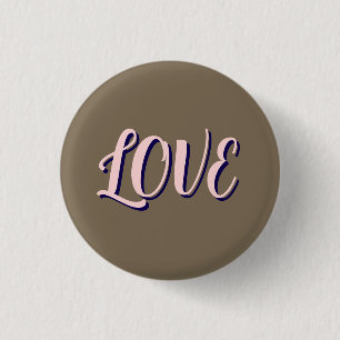 EENVOUDIG SPECIALE CADEAU VADER VROUWEN MEISJE MOE RONDE BUTTON 3,2 CM