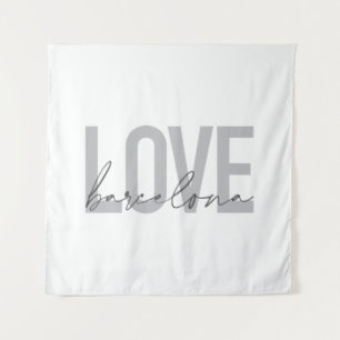 Eenvoudig, stedelijk, modern, cool design Love Bar Wandkleed
