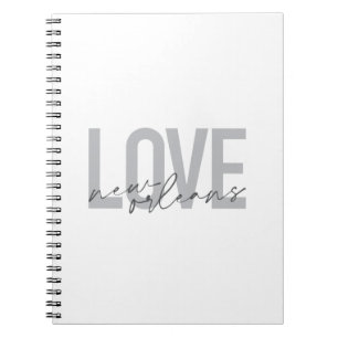 Eenvoudig, stedelijk, modern, cool design Love New Notitieboek