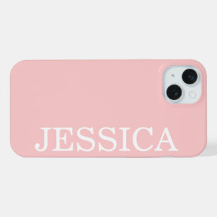 EENVOUDIG STIJLVOL AANGEPASTE NAAM MODERN MINIMALI iPhone 15 PLUS CASE