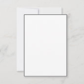 Eenvoudig Stijlvol, modern script Save The Date (Achterkant)