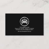 Eenvoudig stijlvol verkeerslicht Bokeh Night Taxi Visitekaartje (Achterkant)