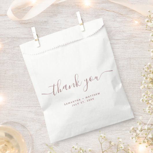 Eenvoudig Stusty Roze Hartelijk dank voor het eleg Bedankzakje (Geknipt)