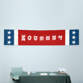 Eenvoudig symbolen - volledige sterren + jouw teks spandoek (Beurs)