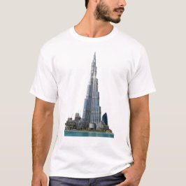 Eenvoudig T-shirt met Burj Khalifa-logo