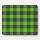 Eenvoudig tartan-patroon in donkergroen muismat (Voorkant)