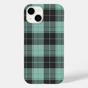 Eenvoudig tartanpatroon in turquoise Case-Mate iPhone 14 hoesje