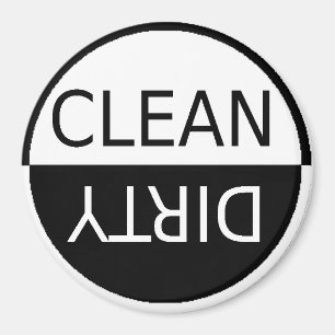 Eenvoudig te bekijken CLEAN DIRTY Dishwasher Magne Magneet