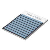 Eenvoudig te doen aangepaste lijngenummerde wit bl notitieblok (Gedraaid)