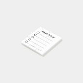 Eenvoudig te doen lijst post-it® notes (Schuin)