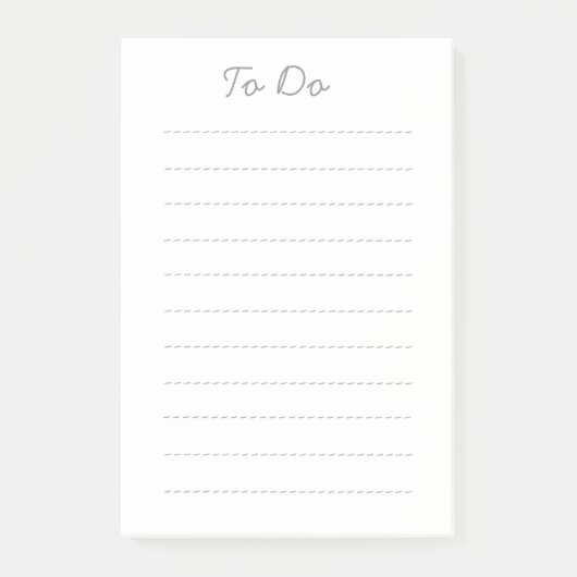 Eenvoudig 'te doen'-pad post-it® notes (Voorkant)
