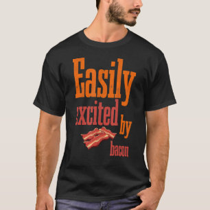 Eenvoudig te overschrijden door Bacon Barbecue Gri T-shirt