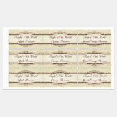 Eenvoudig te personaliseren ouder ontwerp in de we labels (Vel)