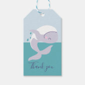 Eenvoudig te plukken walvis cadeaulabel (Voorkant)