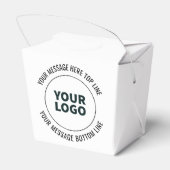 Eenvoudig te vervangen door uw logo of afbeelding bedankdoosjes (Achterkant)