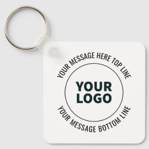 Eenvoudig te vervangen door uw logo of afbeelding sleutelhanger