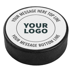 Eenvoudig te vervangen met uw Logo of Afbeelding Hockey Puck