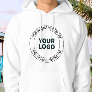 Eenvoudig te vervangen met uw Logo of Afbeelding Hoodie