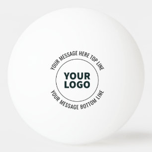 Eenvoudig te vervangen met uw Logo of Afbeelding Pingpongballen