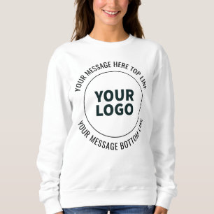 Eenvoudig te vervangen met uw Logo of Afbeelding Trui