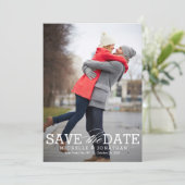 Eenvoudig Timeless EDITABLE KLOR sparen de Kaart v (Staand voorkant)