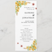 Eenvoudig trouwprogramma programma (Voorkant)