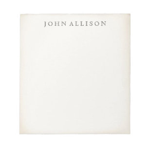 Eenvoudig uitgerust  notebook notitieblok