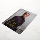 Eenvoudig uitnodigingen tot Afstuderen voor Folie  (Gedraaid)