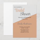 Eenvoudig uitnodigingsontwerp in twee kleuren kaart (Voorkant / Achterkant)