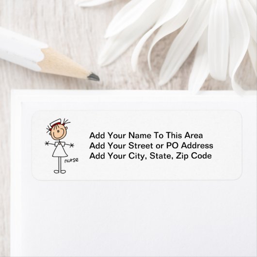 Eenvoudig uitsteken figuur verpleegt-shirts en cad etiket (Insitu)
