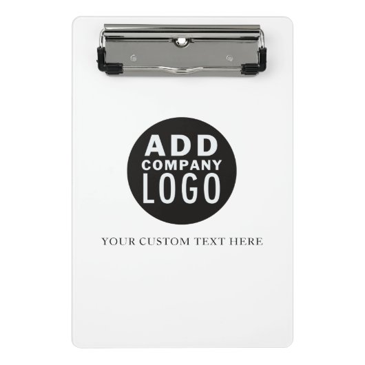 Eenvoudig Uw eigen Logo-Sjabloon toevoegen | Mini Klembord (Voorkant)