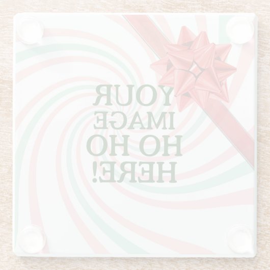 Eenvoudig uw eigen ontwerp in één stap glazen onderzetter (Achterkant)