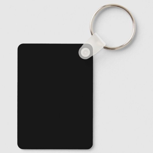 Eenvoudig Uw Logo- en QR-code gaat hier Aangepast Sleutelhanger (Achterkant)