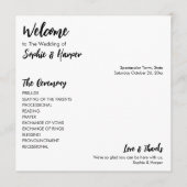 Eenvoudig veelzijdig Casual zwart-wit Programma (Voorkant)